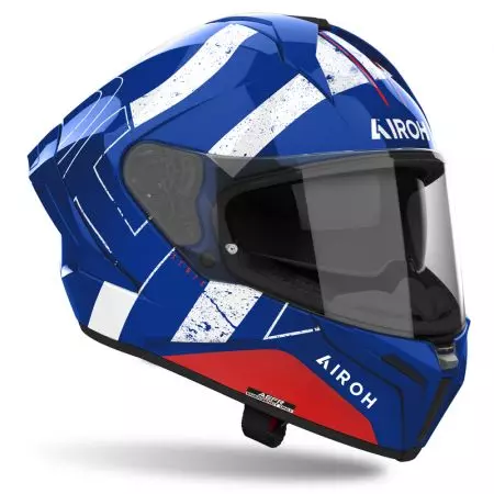 Kask motocyklowy integralny Airoh Matryx Scope Blue/Red Gloss M-2