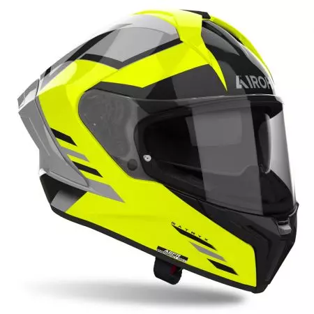 Motociklistička kaciga za cijelo lice Airoh Matryx Thron Yellow Gloss XS-2