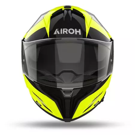 Airoh Matryx Thron Yellow Gloss XS Integral-Motorradhelm-4