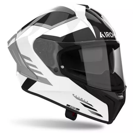 Airoh Matryx Thron White Gloss L integreret motorcykelhjelm-3