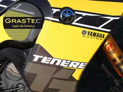 Uniracing lipdukų rinkinys Yamaha Tenere 700 60TH geltonas-7