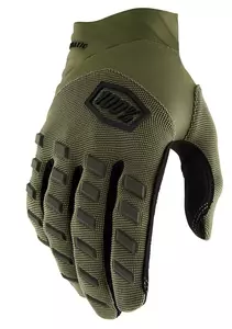 Ръкавици за мотоциклет 100% Procent Airmatic цвят черно/зелено L - 10000-00037