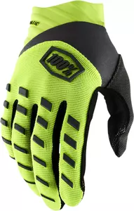 Motorradhandschuhe 100% Procent Airmatic Youth Farbe schwarz/fluo L-1