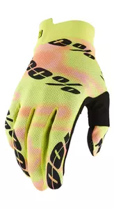 Motociklističke rukavice 100% Percent iTrack boja crna/roza/žuta L-1