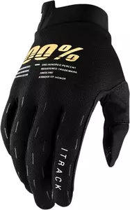Ръкавици за мотоциклет 100% Procent iTrack Youth цвят черен M - 10009-00001