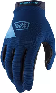 Motorhandschoenen 100% Procent Ridecamp kleur marineblauw S-1