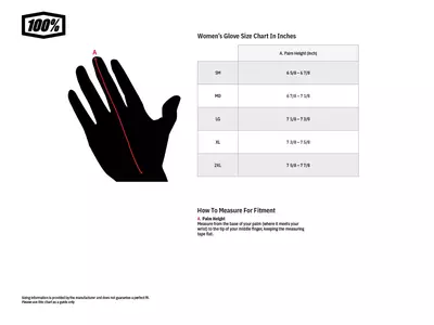 Γυναικεία γάντια μοτοσικλέτας 100% Percent Ridecamp χρώμα μαύρο S-2