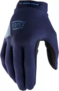 Ženske motociklističke rukavice 100% Percent Ridecamp, mornarsko plave/škriljasto plave, XL - 10013-00019