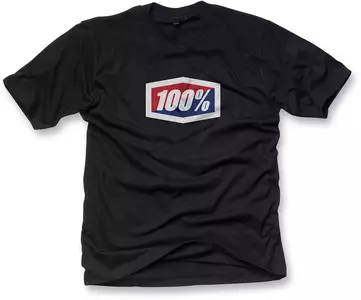 100% Prosenttia Virallinen T-paita väri musta M-2