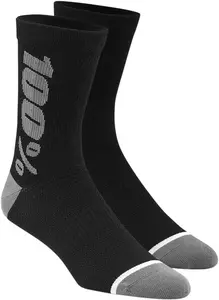 Κάλτσες 100% Percent Merino Wool Performance χρώμα μαύρο/γκρι L/XL - 20051-00003