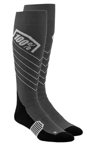 100% Procent Hi-Side Performance sokken grijs L/XL - 20054-00002