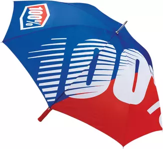 Paraplu 100% Procent kleur blauw/rood/wit - 29006-00000