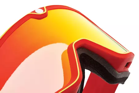 Motocyklové brýle 100% procento model Barstow Death Spray barva červená zrcadlo červené sklo-2