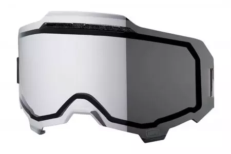 100% Procent Armega dubultā ventilācijas krāsa sudraba spogulis ar Anti-Fog aizsardzību pret miglošanos-1
