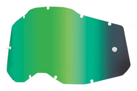 Φακός γυαλιού 100% Procent Accuri 2 Strata 2 Youth χρώμα πράσινο καθρέφτη-1