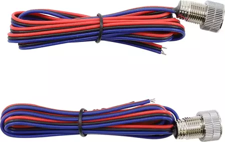LED-diodlampa - med kabel PYBN krom - BOLTS-BRK-C