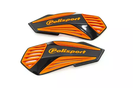 Náhradné plasty pre chrániče rúk Polisport MX Air oranžové-1