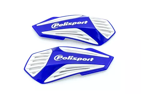 Cserélhető műanyag Polisport MX Air kézvédőhöz fehér-kék-1