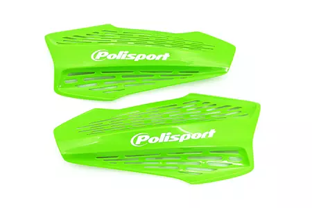 Náhradné plasty pre chrániče rúk Polisport MX Force zelené-1