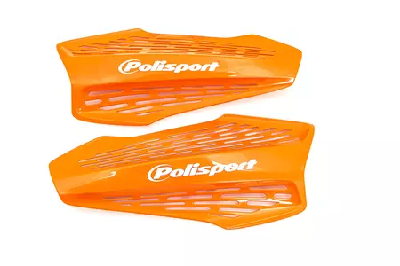 Plásticos de substituição para os protectores de mão Polisport MX Force cor de laranja-1