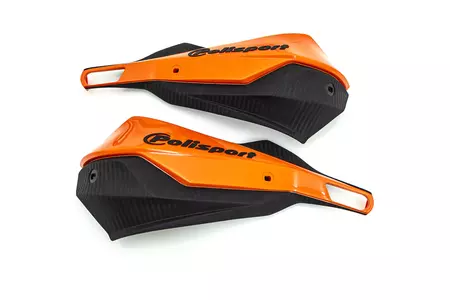 Plásticos de recambio para guardamanos Polisport Trailblazer negro y naranja-1