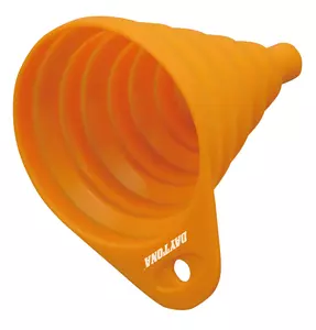 Shindy foldbar silikone-tragt orange - 16-821