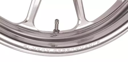 Koło jezdne felga tył Slyfox Tpro 17x6,0 ABS srebrny-6