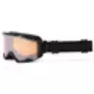 Motociklininko akiniai IMX Snow matiniai juodi dvigubi stiklai žali veidrodiniai + rudi-1
