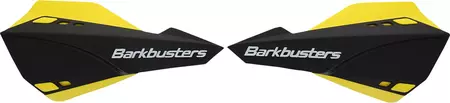 Barkbusters Sabre handbeschermers zwart en geel - SAB-1BK-01-YE
