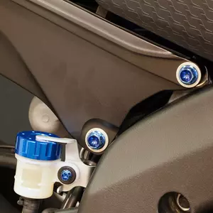 Pro Bolt aluminijski poklopac spremnika tekućine za kočnice, plavi-1