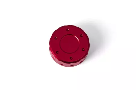 Pokrywa zbiorniczka płynu hamulcowego Pro Bolt aluminium czerwona-1
