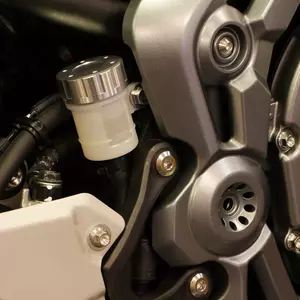 Couvercle de réservoir de liquide de frein Pro Bolt en aluminium argenté - RESR50Z3S
