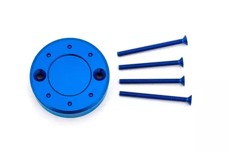 Pro Bolt Aluminium-Bremsflüssigkeitsbehälterdeckel blau-1