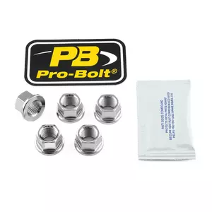 Dadi per pignoni Pro Bolt in acciaio inox M12x1,25 - SS5SPN12