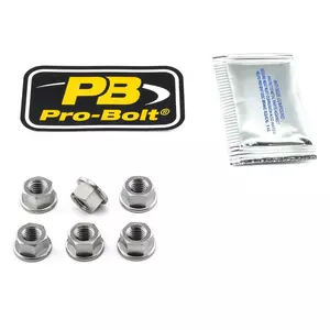 Pro Bolt Aluminium-Kettenradmuttern M8x1.25 - TI6SPN8
