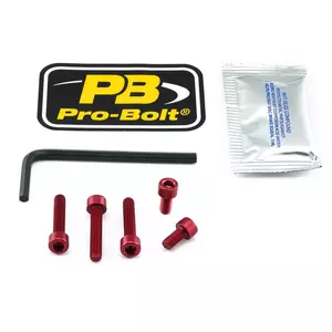 Pro Bolt üzemanyagbetöltő kupak csavarok piros-1