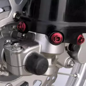 Kit de tornillos del eje de la rueda delantera Pro Bolt titanio-2