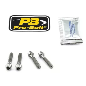 Kit de șuruburi pentru axa roții față Pro Bolt titanium - TIFAPINCH200