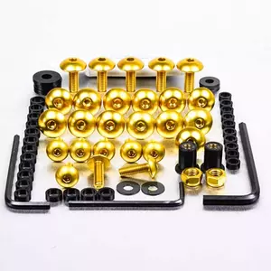 Set aluminijskih vijaka za Kawasaki Pro Bolt oplate u zlatnoj boji-1