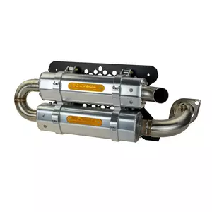 RJWC Powersports APX Slip-On RZR Aluminium Doppelschalldämpfer - 1106105