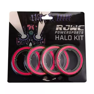 RJWC Powersports Halo ronde LED lampen paars - 234005