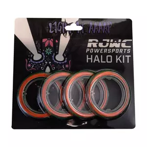 RJWC Powersports Halo circulaire LED rouge - 234002