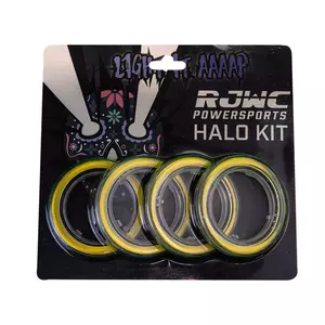 RJWC Powersports Halo ronde LED lampen geel - 234001