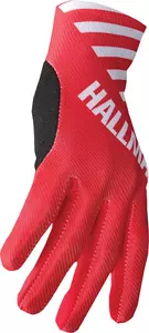 Rękawice cross enduro Thor Hallman Mainstay Slice czarno czerwone białe L-4