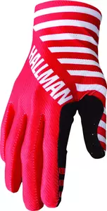 Thor Hallman Mainstay Slice enduro cross rukavice crne crveno bijele XS - 3330-7291