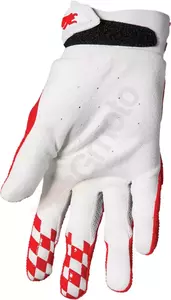 Rękawice cross enduro Thor Hallman Digit biały/czerwony 2XL-2