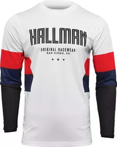 Koszulka bluza cross enduro Thor Hallman Differ Draft granatowy czerwony biały L-1