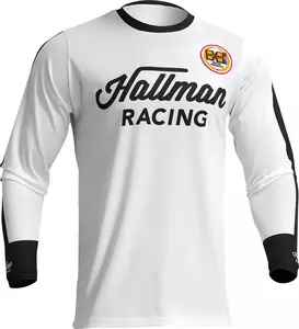 Thor Hallman Differ Roost jersey enduro cross jersey branco preto 3XL - 2910-7120