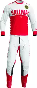 Thor Differ Slice jersey Enduro cross bílo-červená mikina L-7