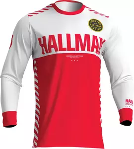 Thor Hallman Differ Slice jersey enduro cross branco e vermelho M sweatshirt-5